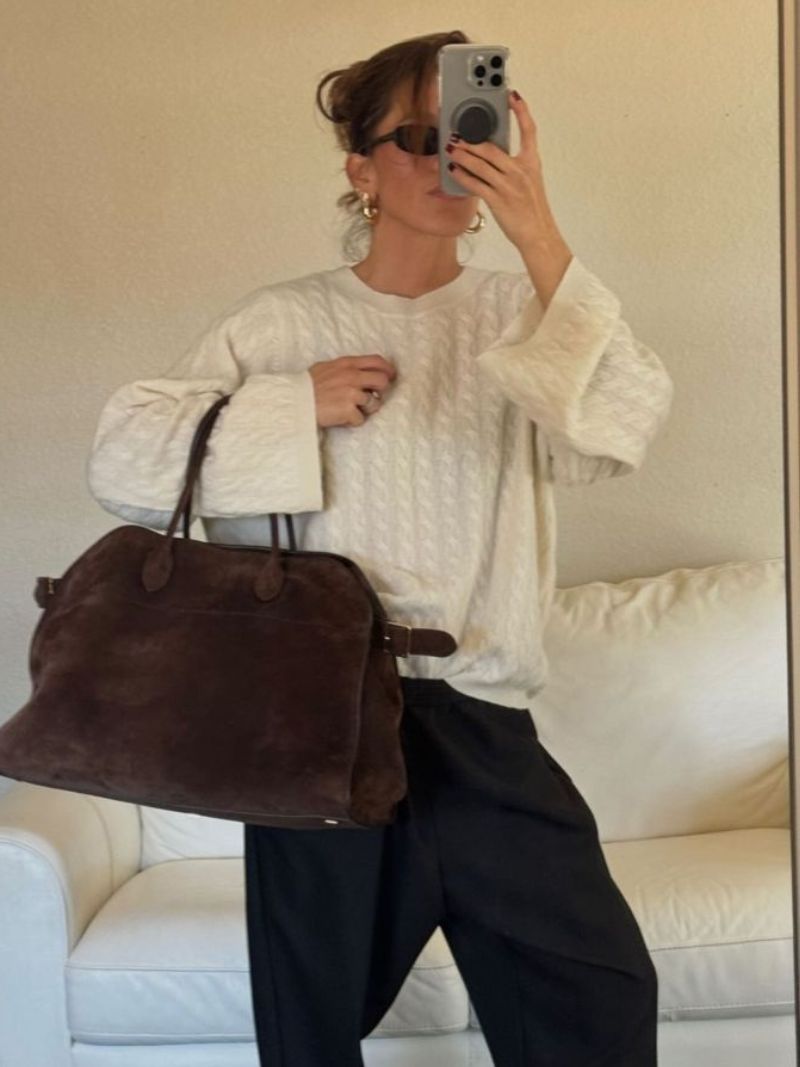 Soren | Elegante, Geräumige & Vielseitige Großraumtasche aus Vegan Leder 2