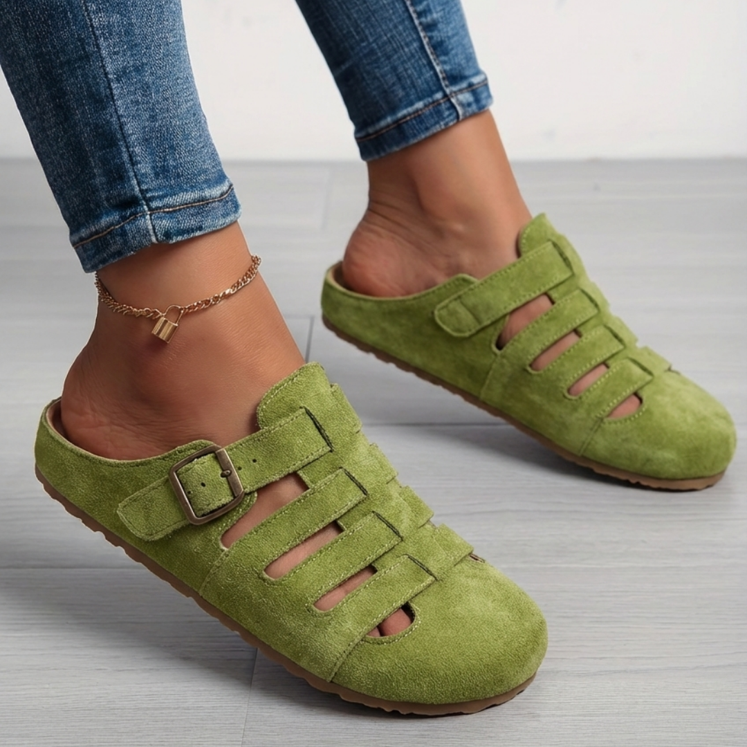 Talia | Atmungsaktive, Bequeme & Minimalistische Slip-On-Mule-Sandalen 3