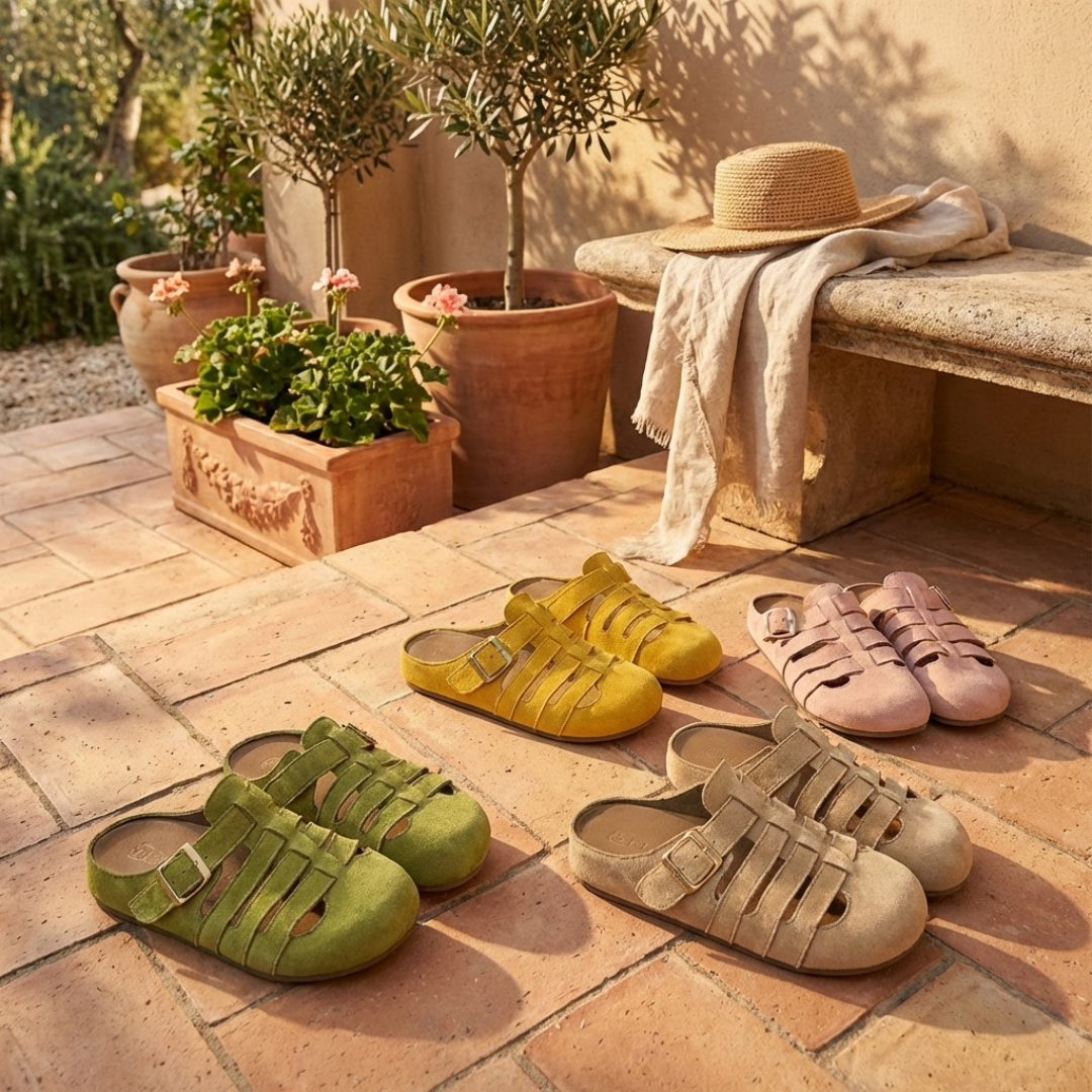 Talia | Atmungsaktive, Bequeme & Minimalistische Slip-On-Mule-Sandalen 4