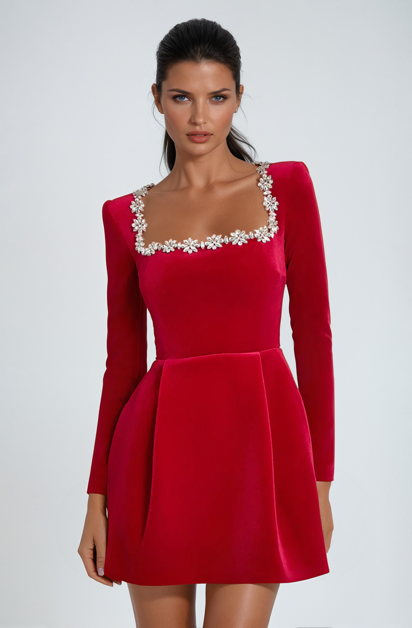 Talia | Festliche Kleider Damen Elegant Mini Sanft Tailliert 4