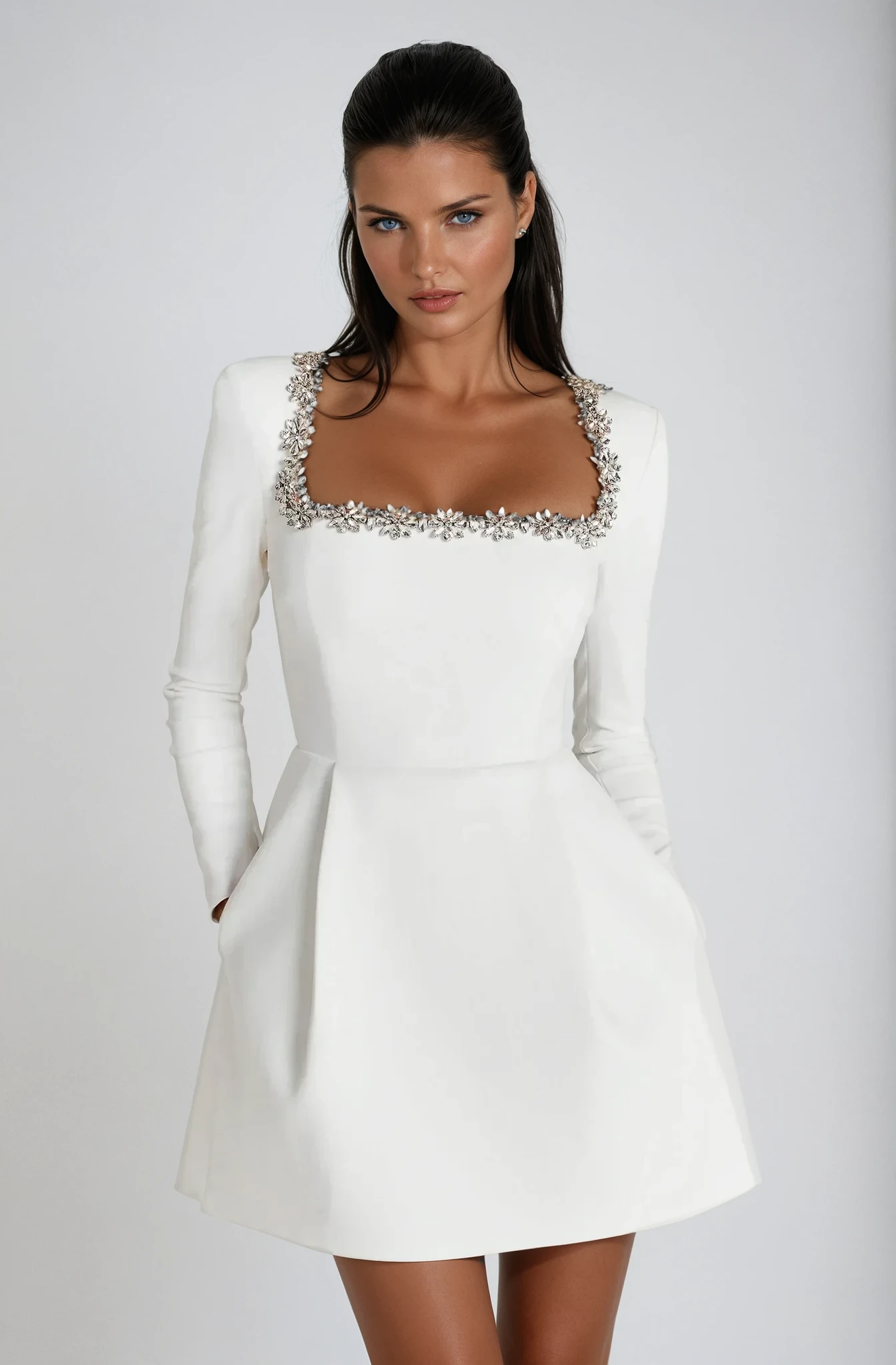 Talia | Festliche Kleider Damen Elegant Mini Sanft Tailliert 5