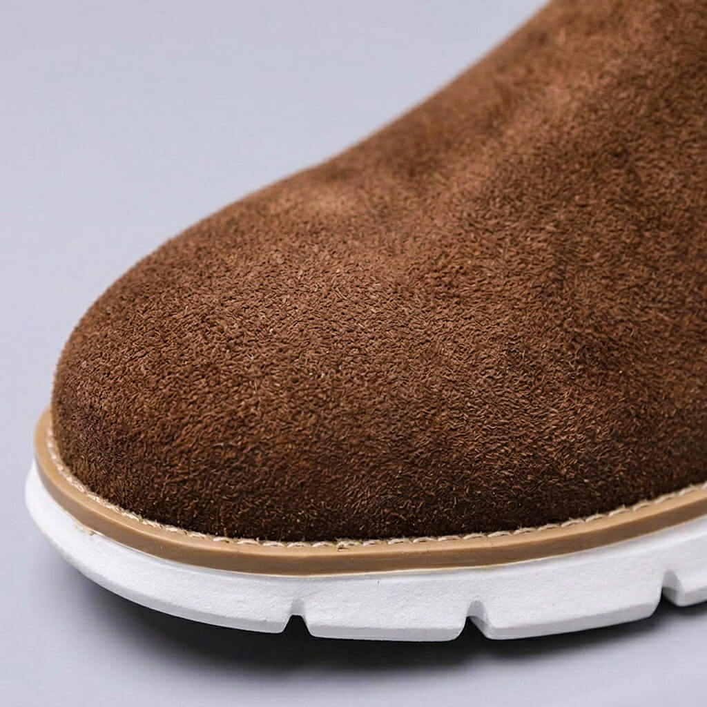 Theodore | Stiefel aus edlem italienischem Wildleder mit feiner Textur 3
