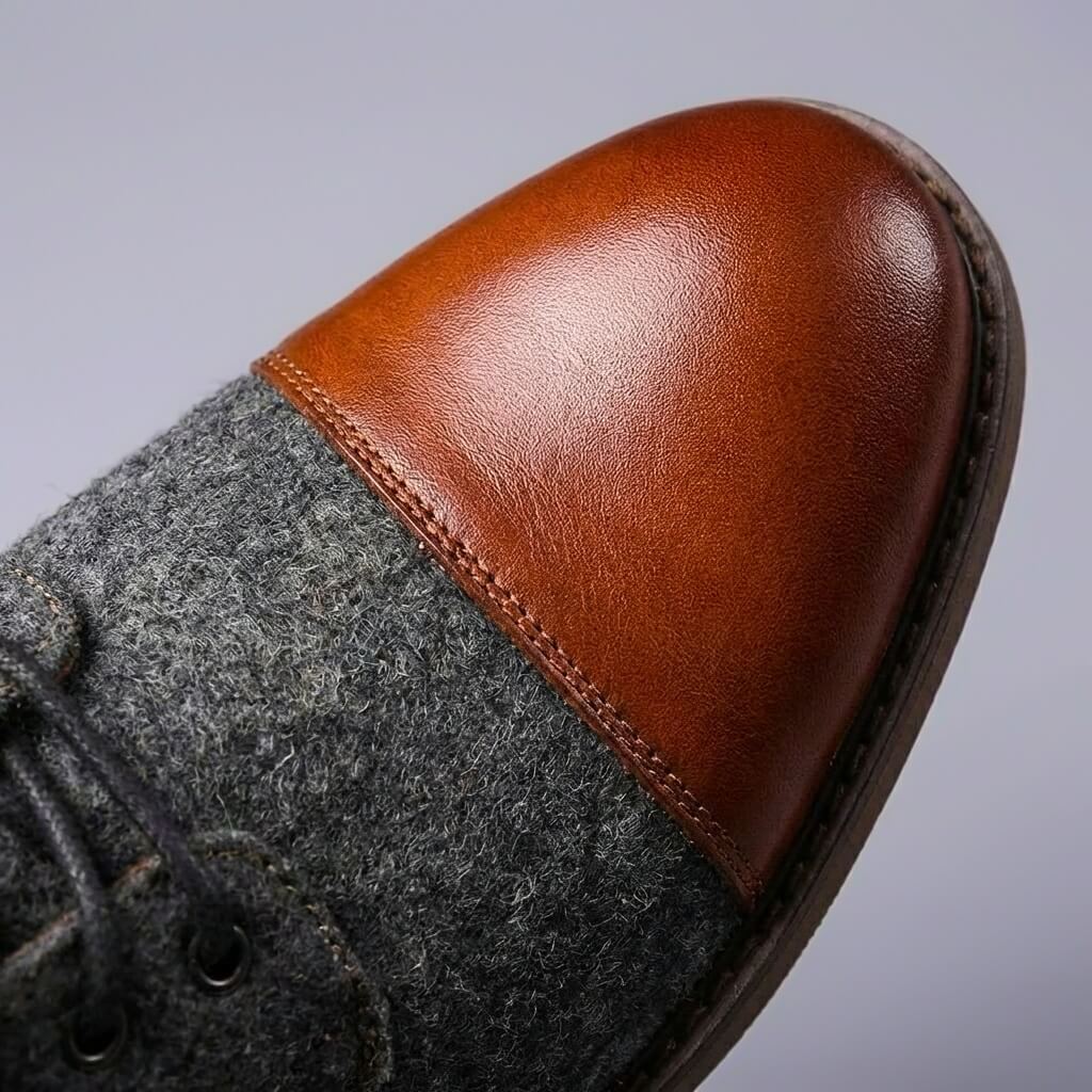 Toby | Außergewöhnlich warme und hochwertige Leder-Wollstiefel 4