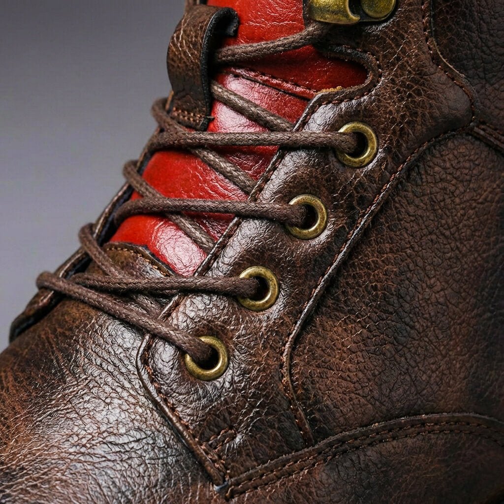 Tristan | Markante und hochwertige zweifarbige Lederstiefel 6