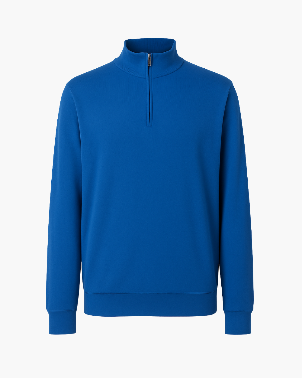 Regular Fit Sweatshirt mit Reißverschluss Half Zip