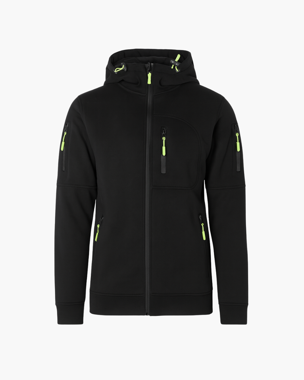 Tech-Fit Sweatjacke mit Reißverschlusstaschen