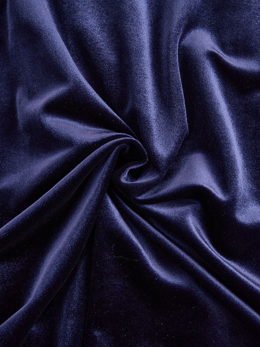 Vantor | Elegantes Festliches Damenkleid Samt Midikleid 5