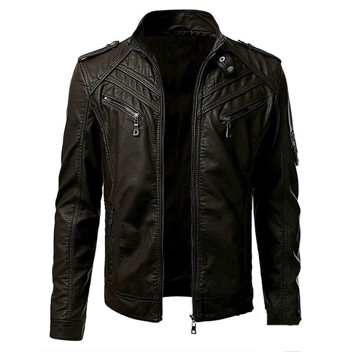 Viktor | Herren Lederjacke – Stilvoll, Bequem & Modern in Schwarz 3