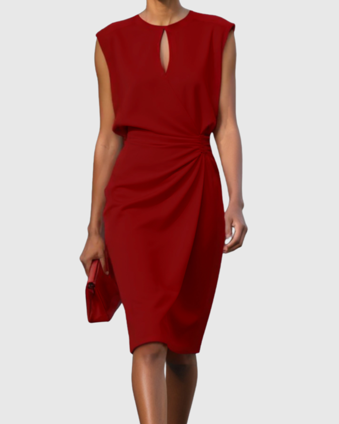 Zara | Elegantes, Atmungsaktives & Vielseitiges Ärmelloses Midikleid 7