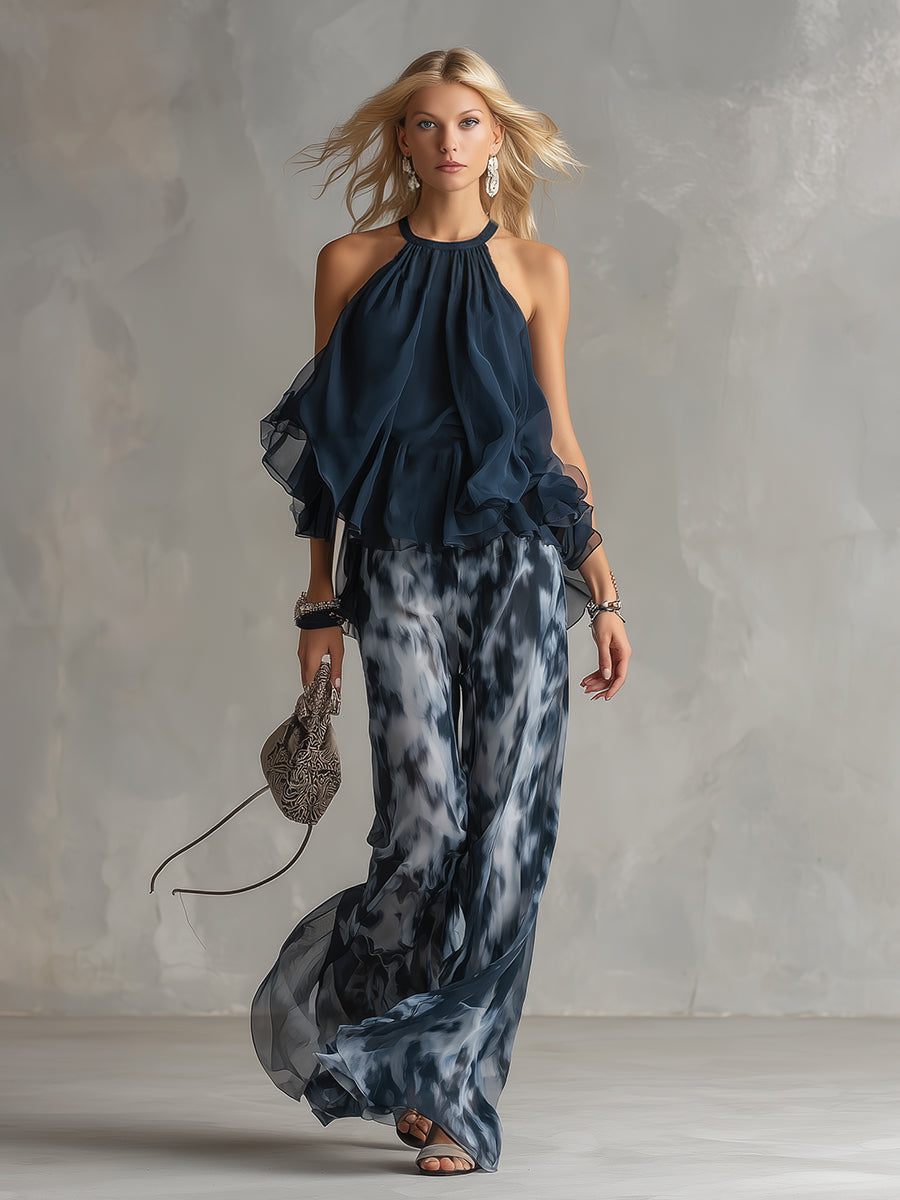 Zelina | Elegantes, Fließendes & Bequemes Damen Zweiteiliges Set 1