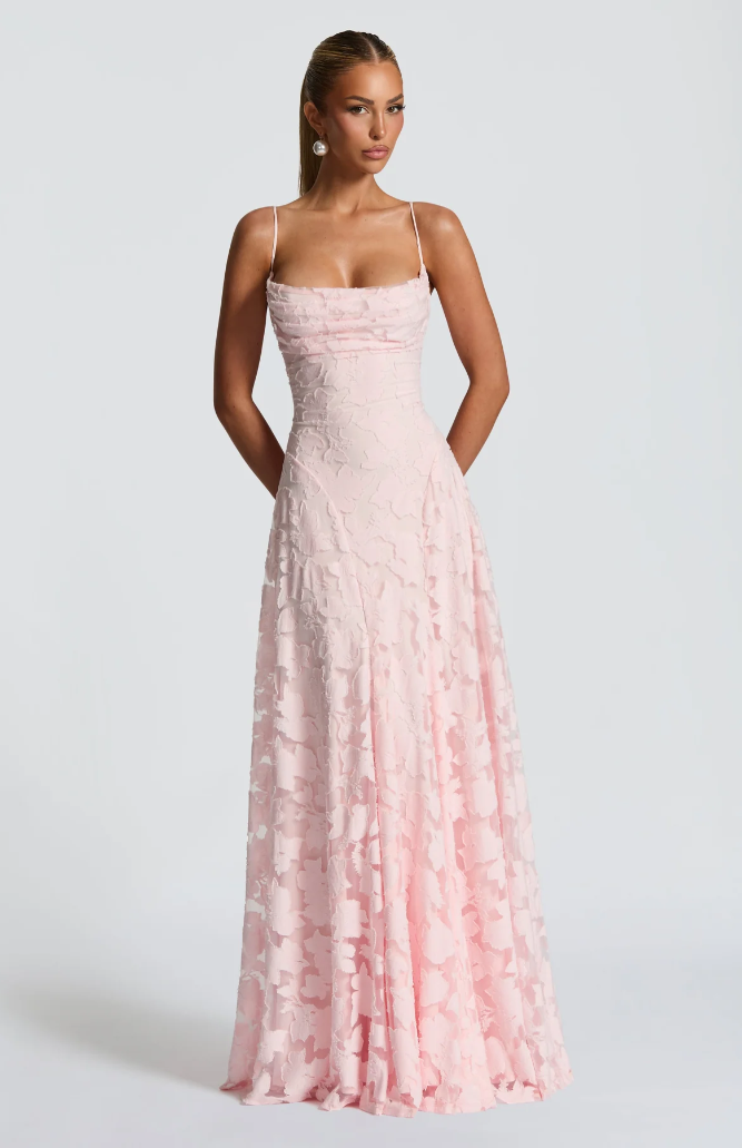 Zelira | Elegantes Maxikleid Festlich mit Spitzen-Details 7