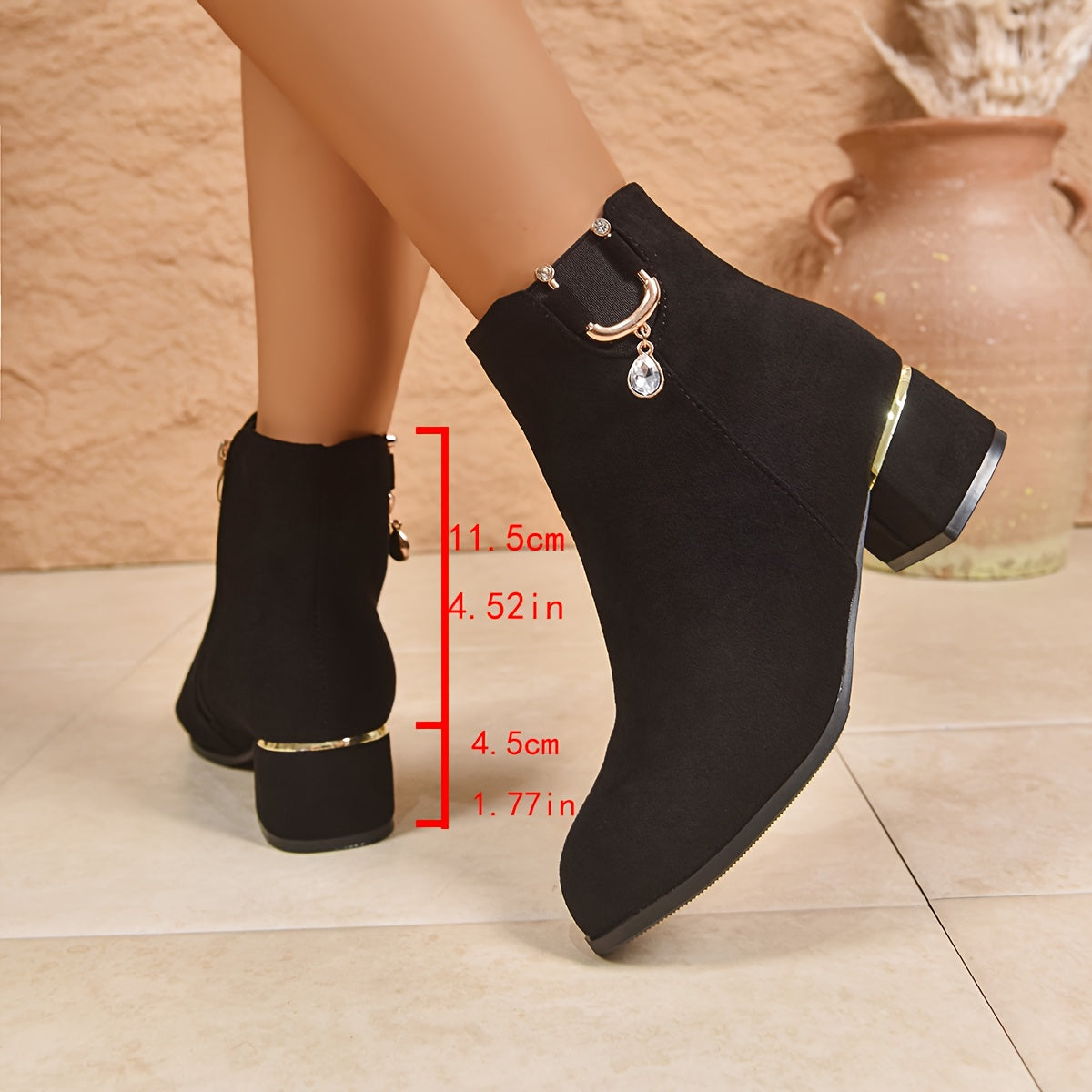 Marisol | Elegante Chelsea Stiefeletten mit Blockabsatz