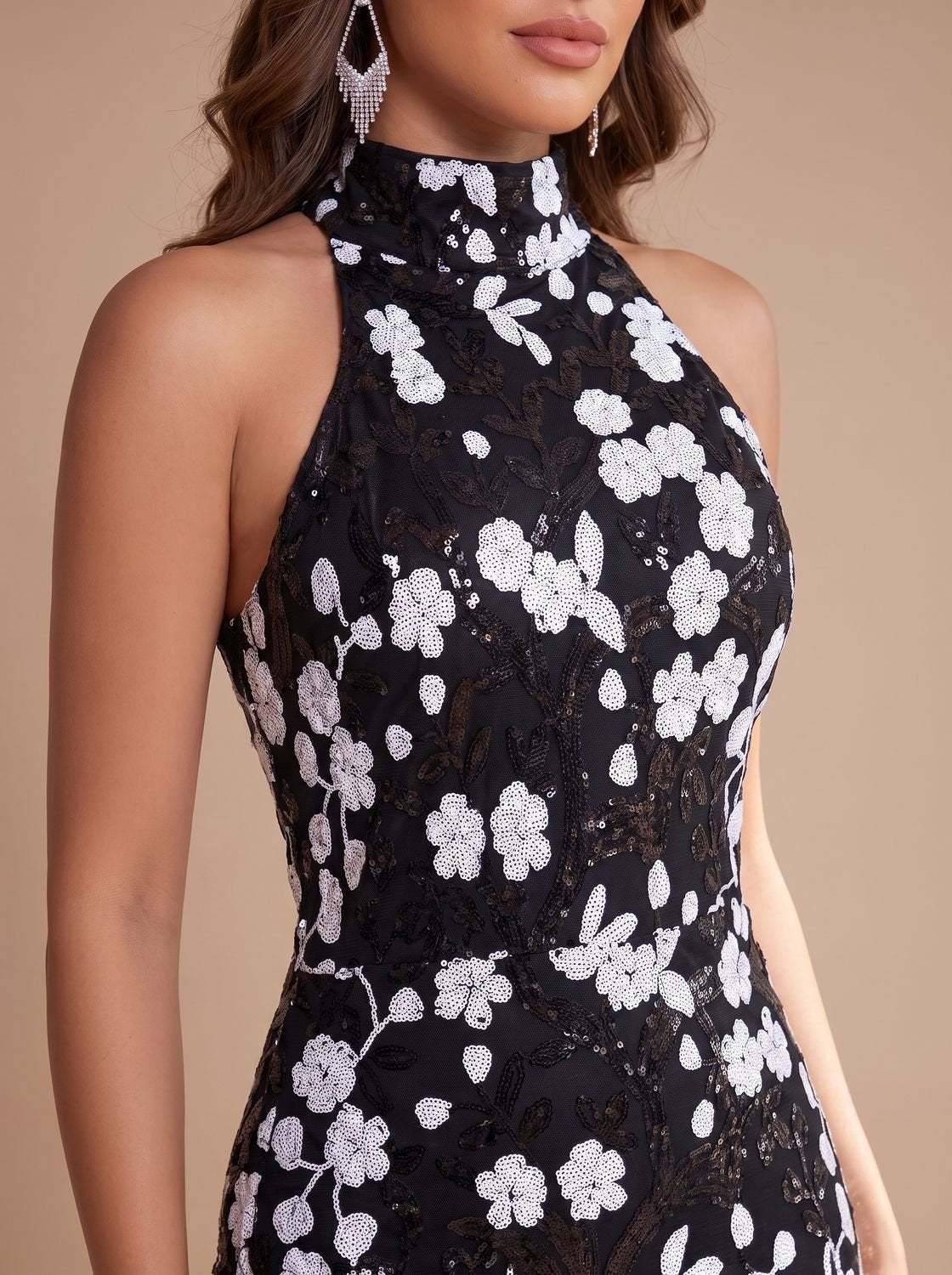 Grace | Mermaid Dress – Floral Sequin Gown für Frauen