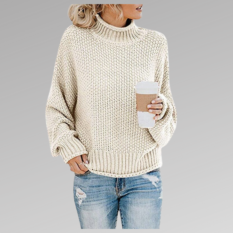 Leonie | Bequemer und lässiger Damen Strickpullover