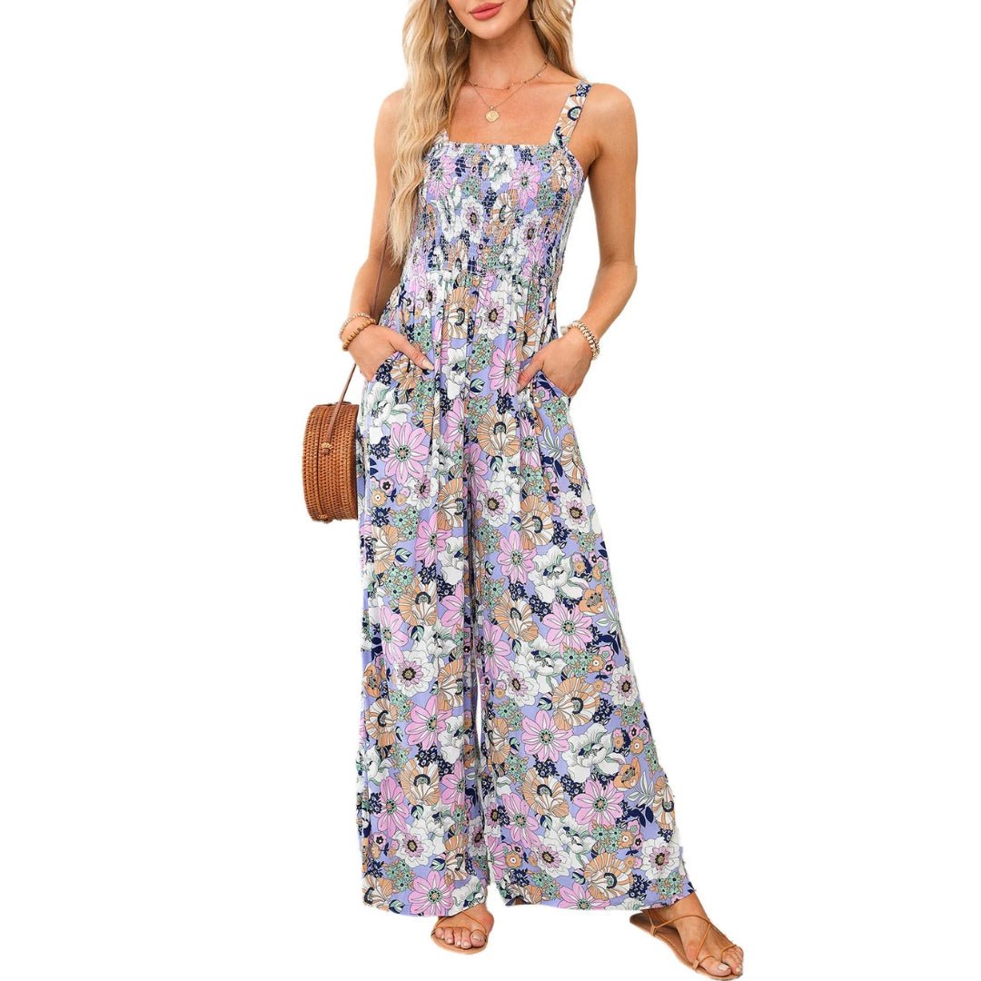 Ursula | Frühlings-Jumpsuit – Elegante Blumenmuster für Damen