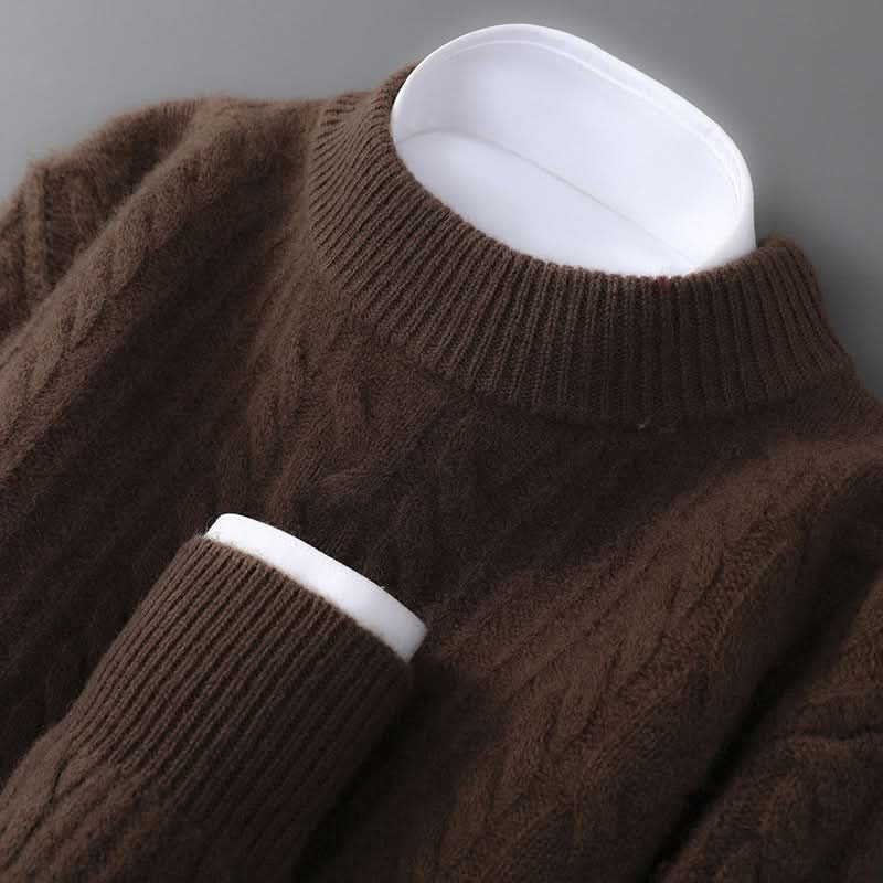 Bennett | Cashmere Sweater – Lichtgewicht met Kabelstructuur