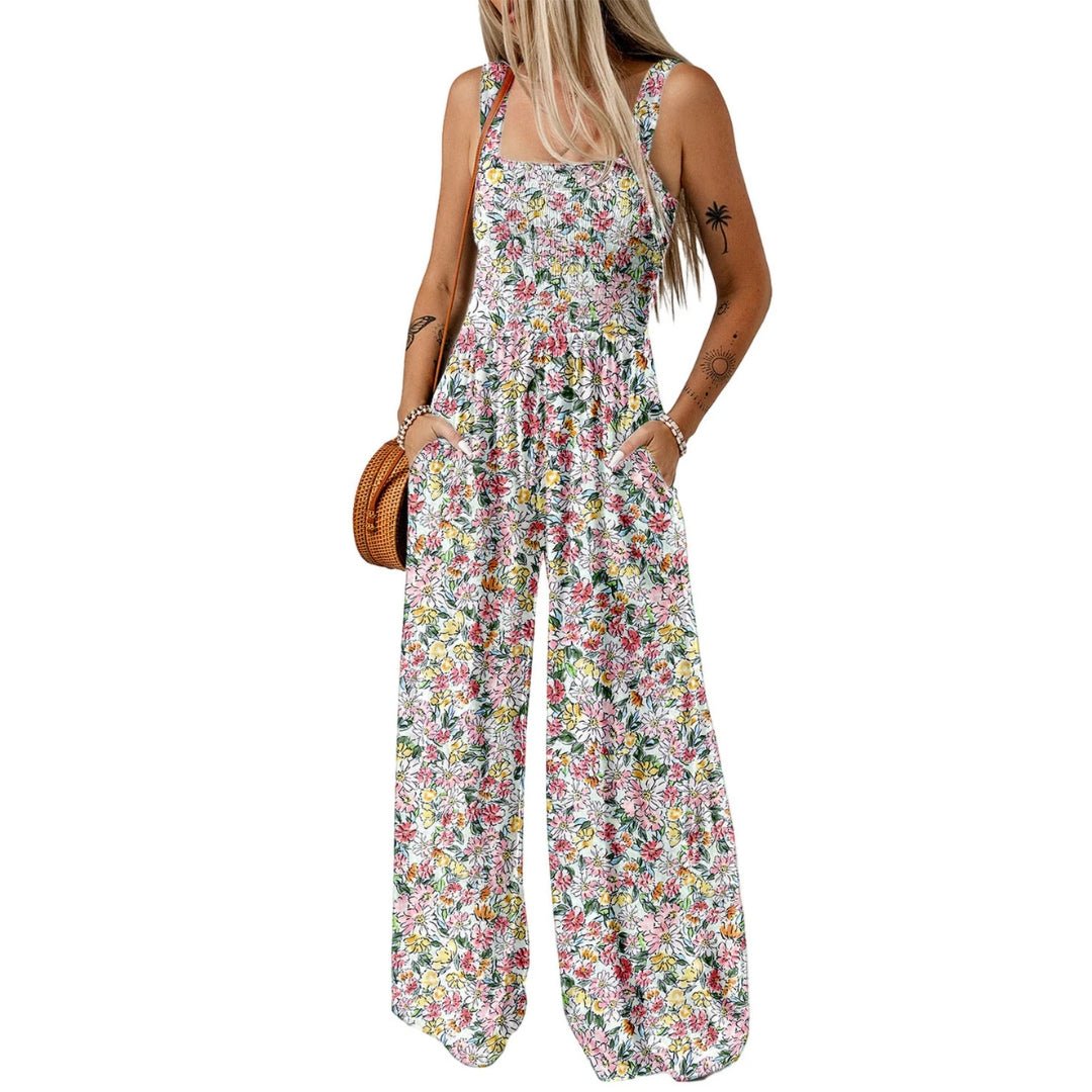 Ursula | Frühlings-Jumpsuit – Elegante Blumenmuster für Damen