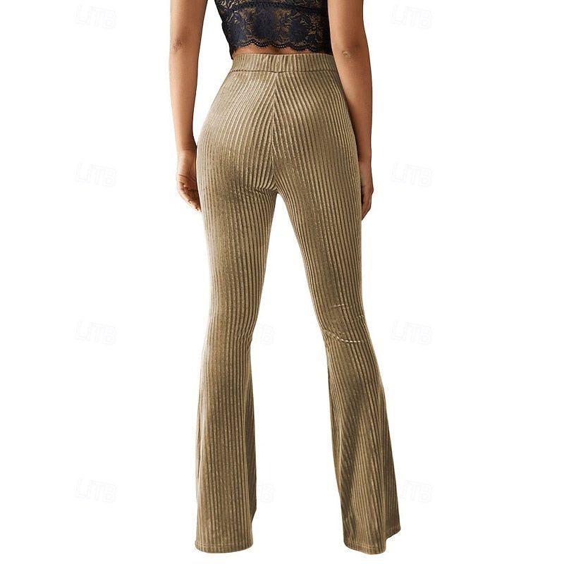 Soleil | High-Waist Flared Pants – Effortlessly Chic Style for Women