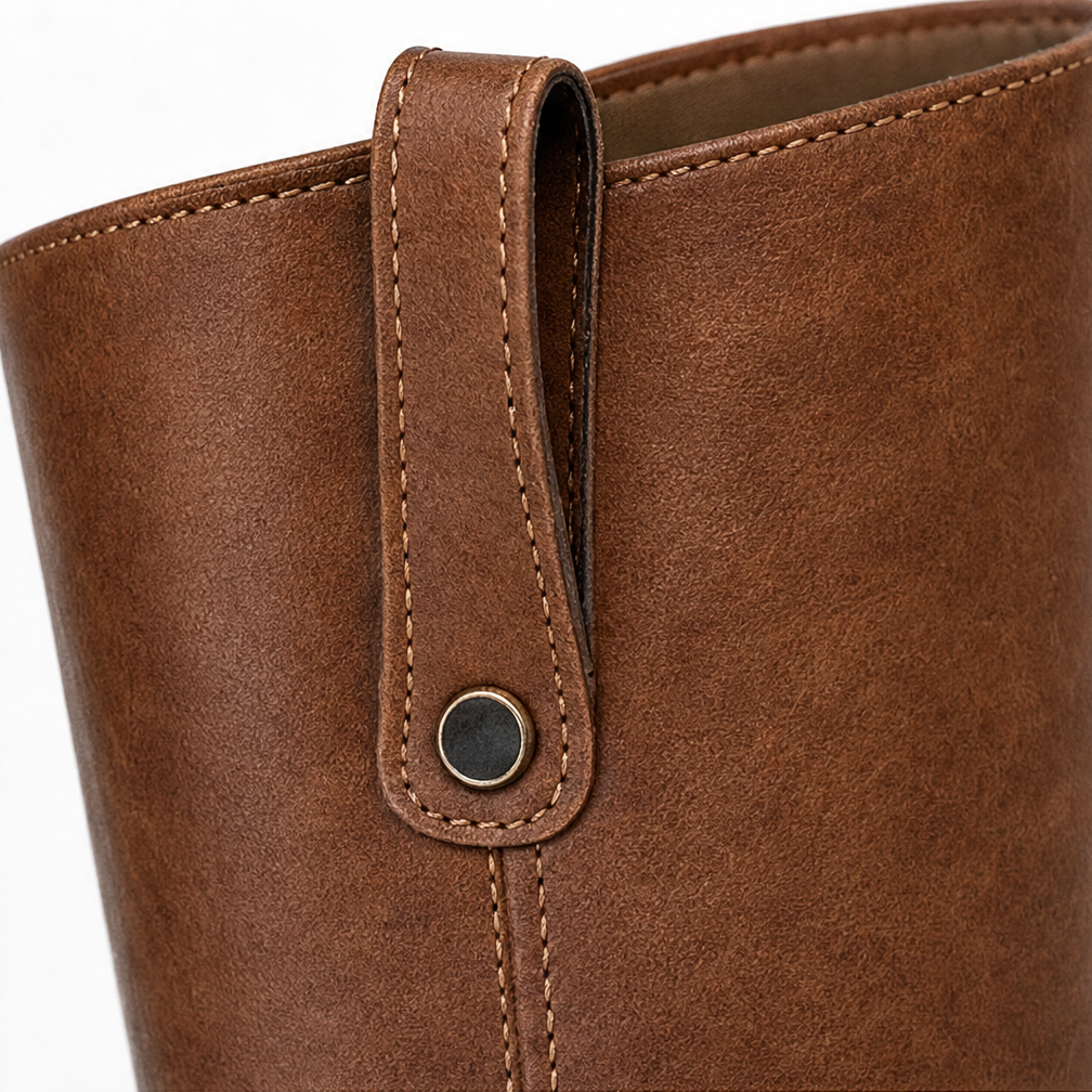 Calvera | Kniehohe Boots – Weitöffnung zum einfachen Hineinschlüpfen