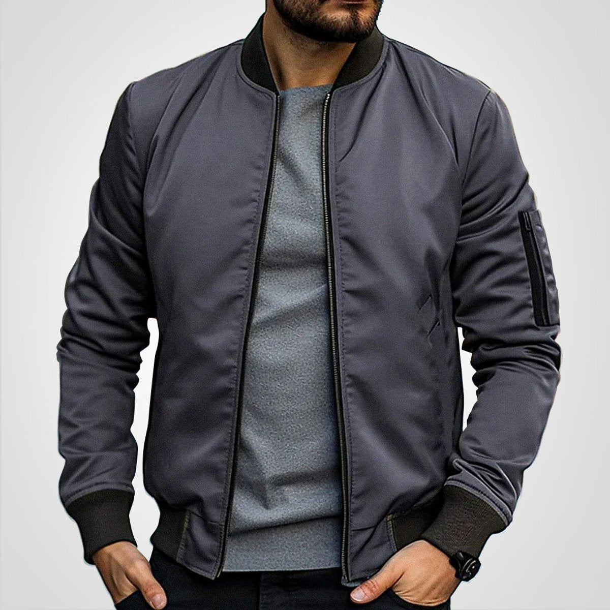 Lucas | Bequeme und klassische Herren Bomberjacke