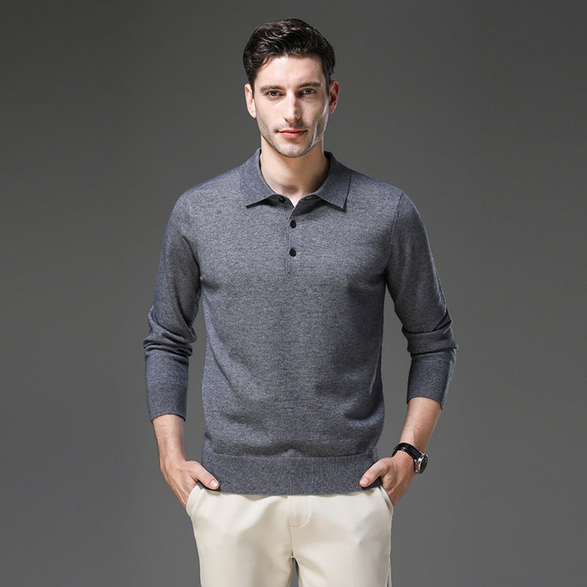 David | Eleganter und moderner Kaschmir Strickpullover