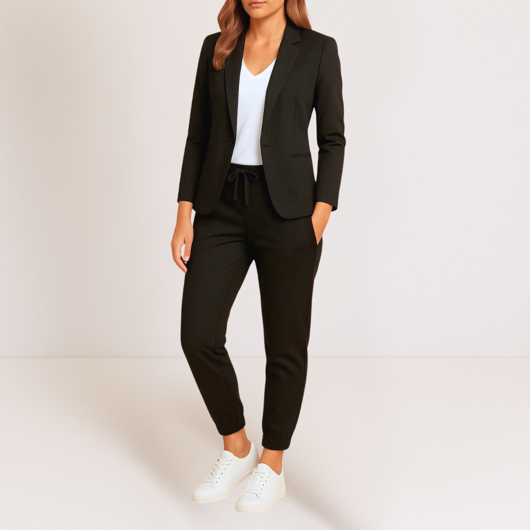 Livia | Modernes Damen Blazer und Jogger Set
