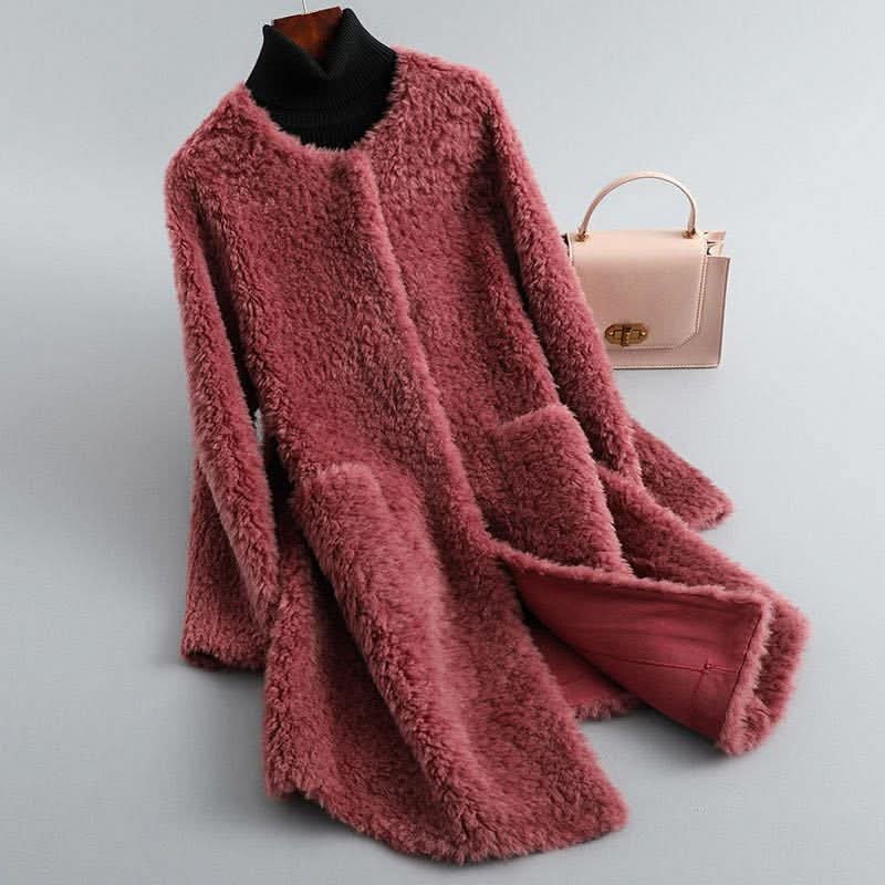 Hollmere | Shearling Coat – Luxuriöse und Elegante Silhouette