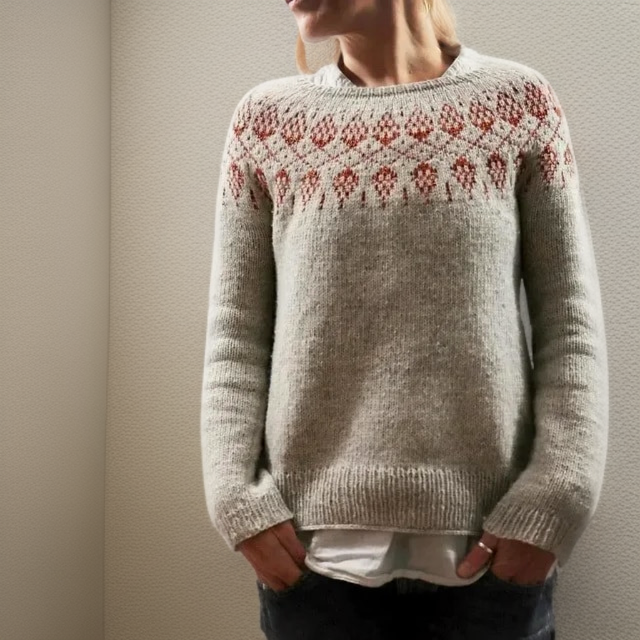 Angelina | Pullover – Stylischer Gemütlicher Look für Frauen
