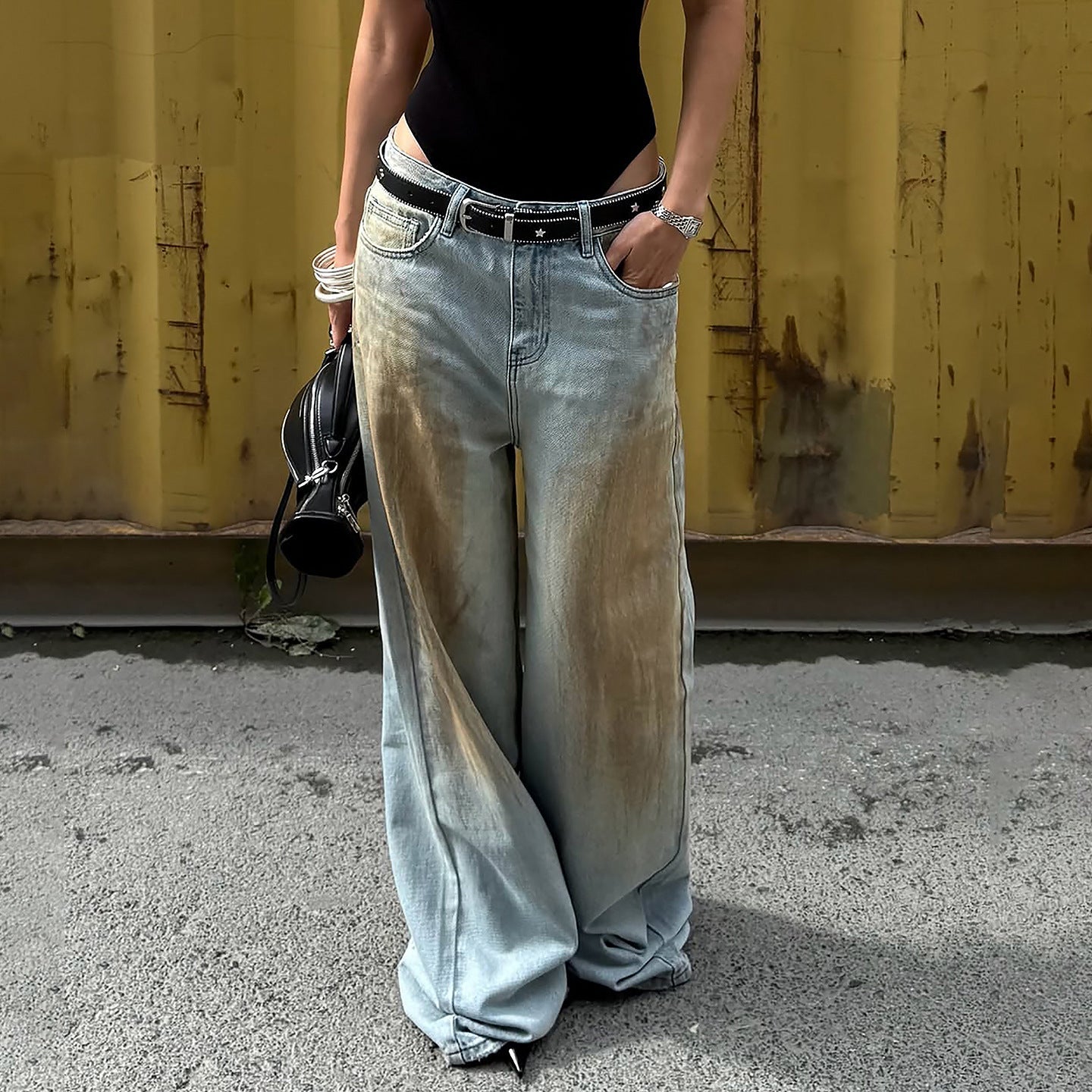Clara | Stilvolle und bequeme Weite Jeans