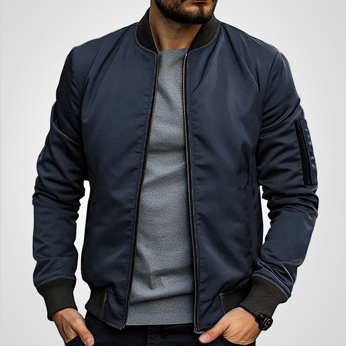Lucas | Bequeme und klassische Herren Bomberjacke
