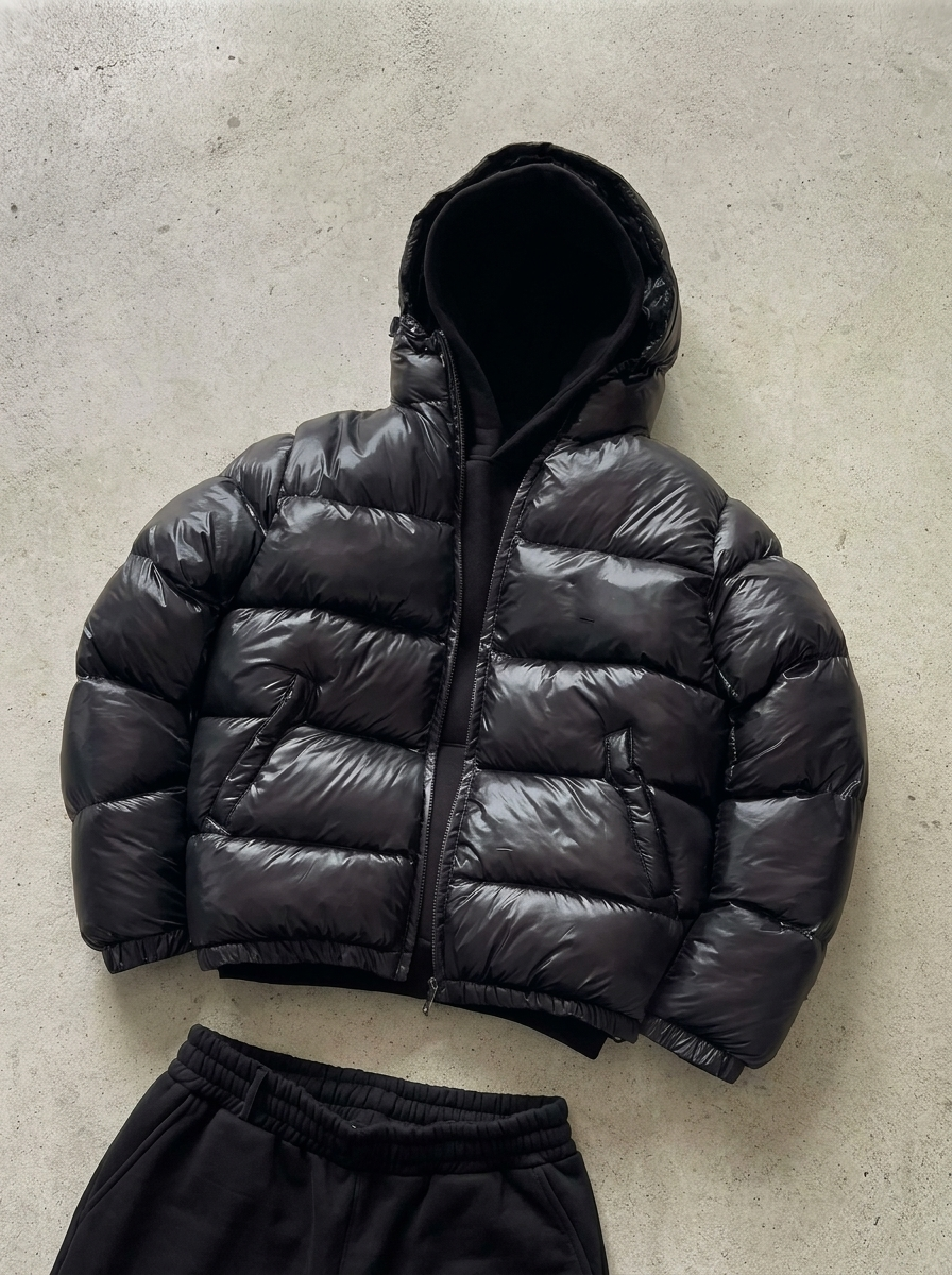 Pinnacle | Men's Hooded Puffer Jacket for Style and Warmth