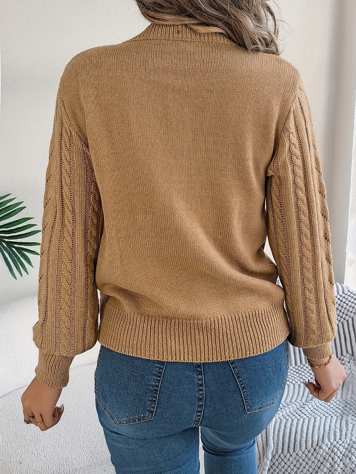 Blythe | Cable-Knit Sweater – Cozy Textured Style for Women