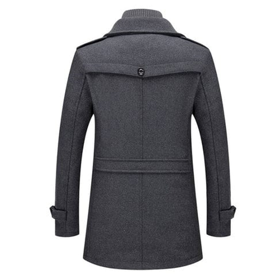 Lukas | Wool Coat – Slim Fit Winter Style for Men