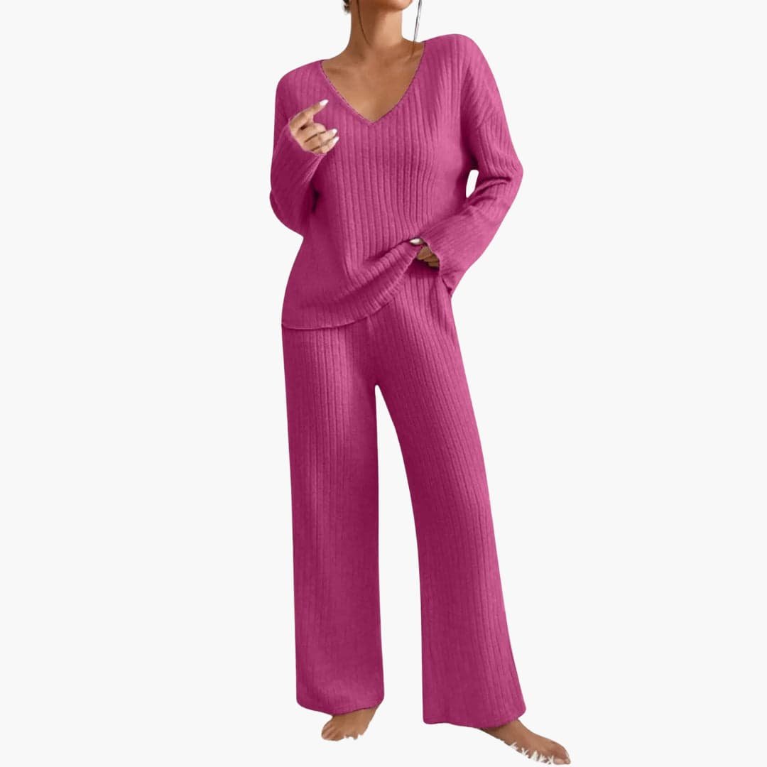 Natura | Knit Loungewear Set – Cozy Long Sleeves for Women