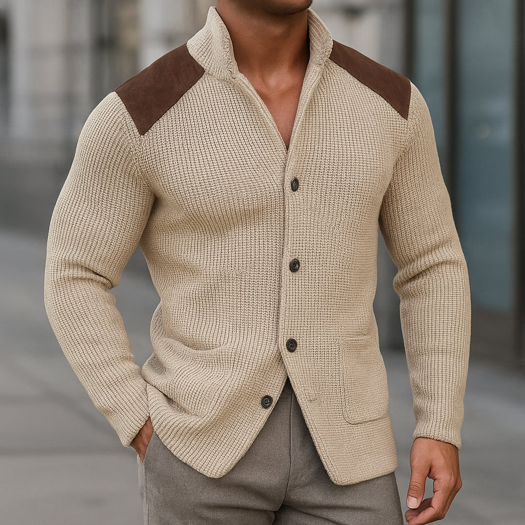Niklas | Moderner und bequemer Strukturstrick Blazer