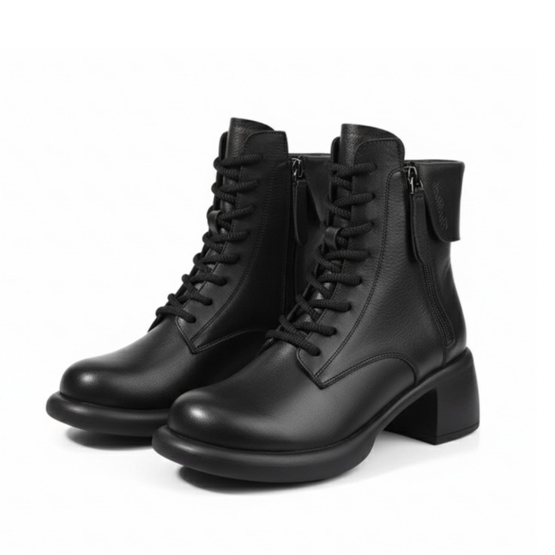 Vintara | Vintage Ankle Boots – Fleece Lined für Damen
