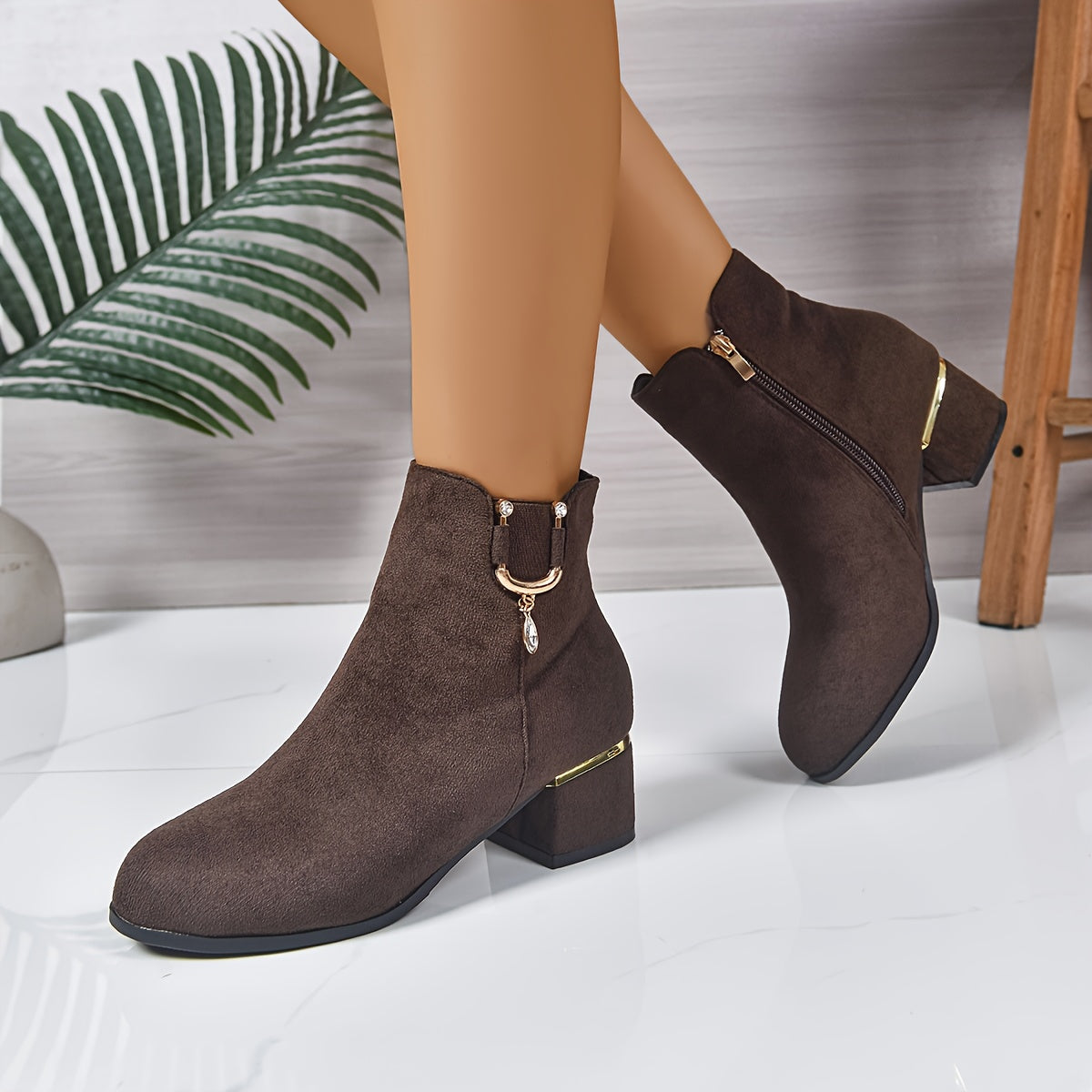 Marisol | Elegante Chelsea Stiefeletten mit Blockabsatz
