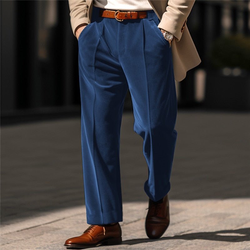 Rupert | Tailored Straight-Leg Trousers – Effortless Style for Men