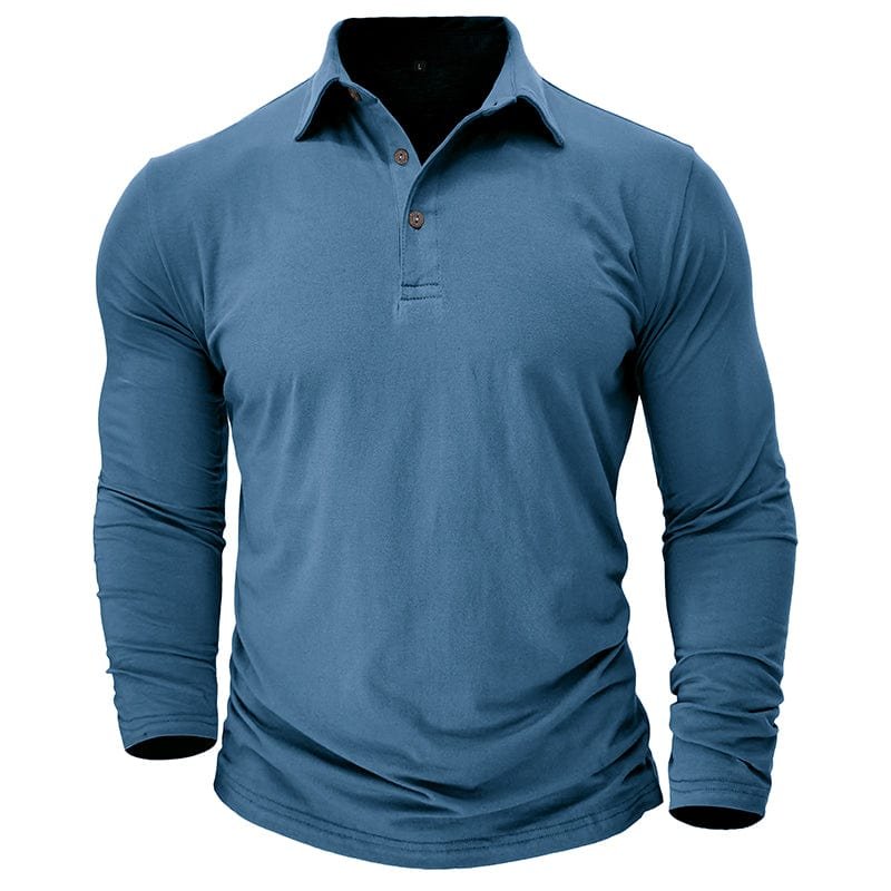 Owen | Langärmeliges Polo – Stilvolle Eleganz für Männer