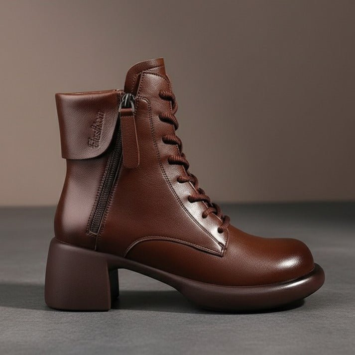 Vintara | Vintage Ankle Boots – Fleece Lined für Damen