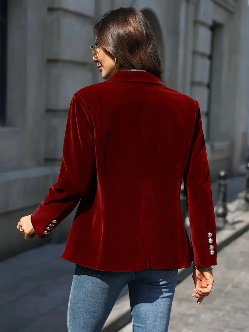 Emma | Edler und Luxuriöser Samt Blazer