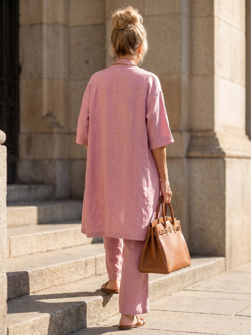 Yael | Three Piece Relaxed Pant Set – Leichter Komfort für Damen