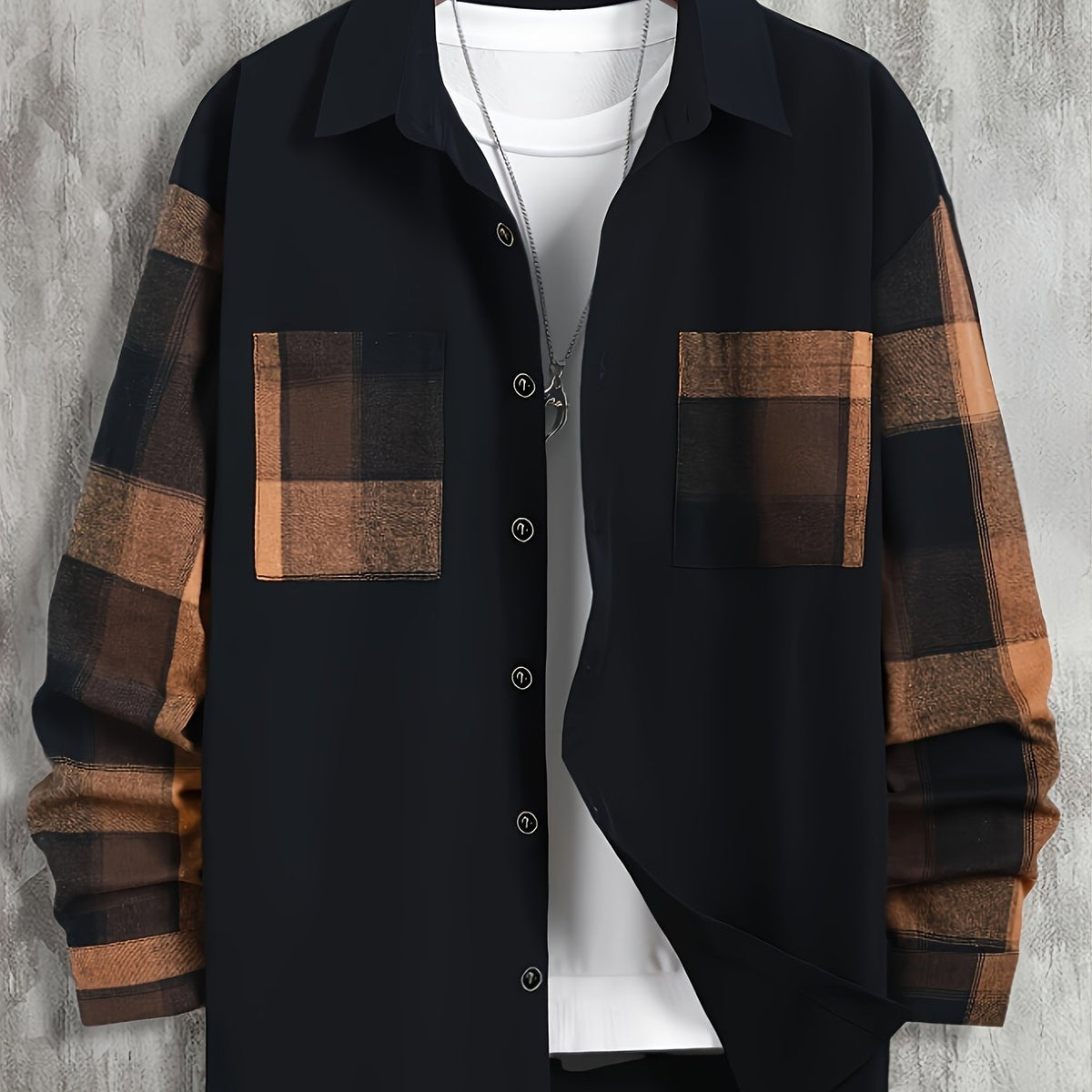 Hartley | Colour-Block Pocket Shirt – Effortless Style for Men