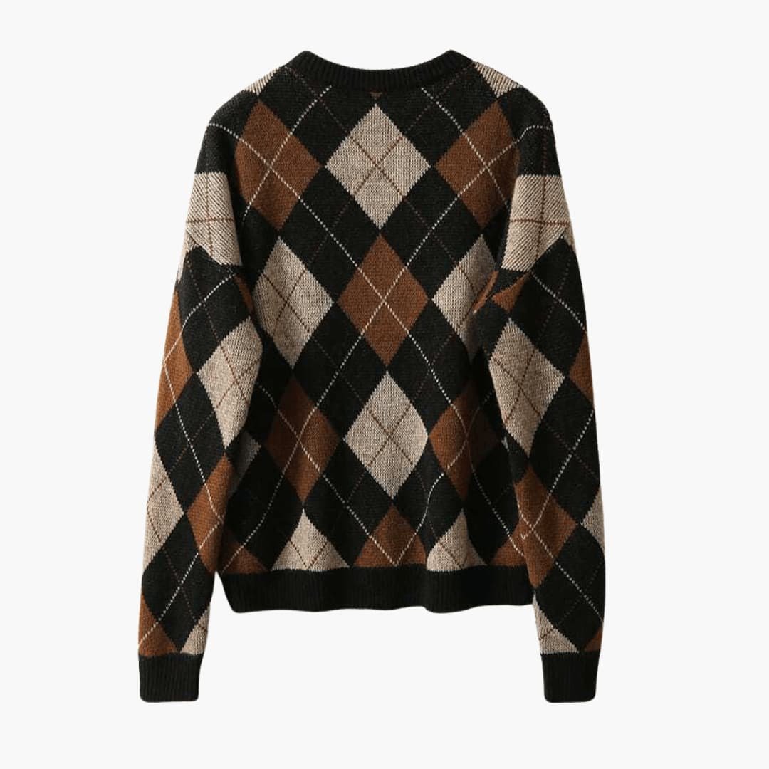 Nexa | Knit Sweater – Relaxed Fit with Retro Stripes for Women