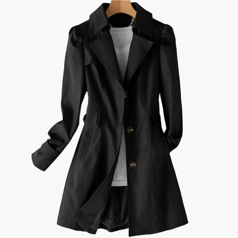 Mira | Stilvoller und langer Damen Trenchcoat