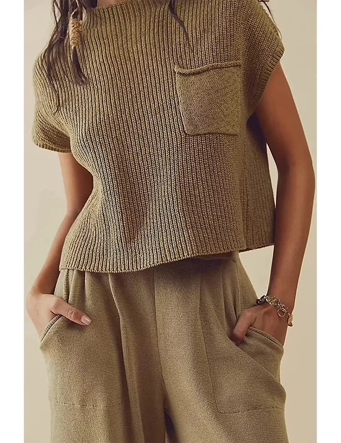 Sara | Elegante und Warme Damen Stricken Strickjacke