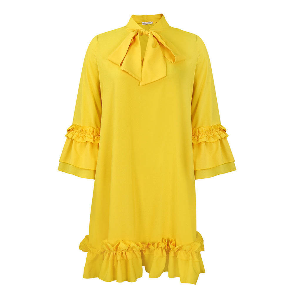 Sophie | Stilvolles und leichtes Rüschen Tunika Kleid