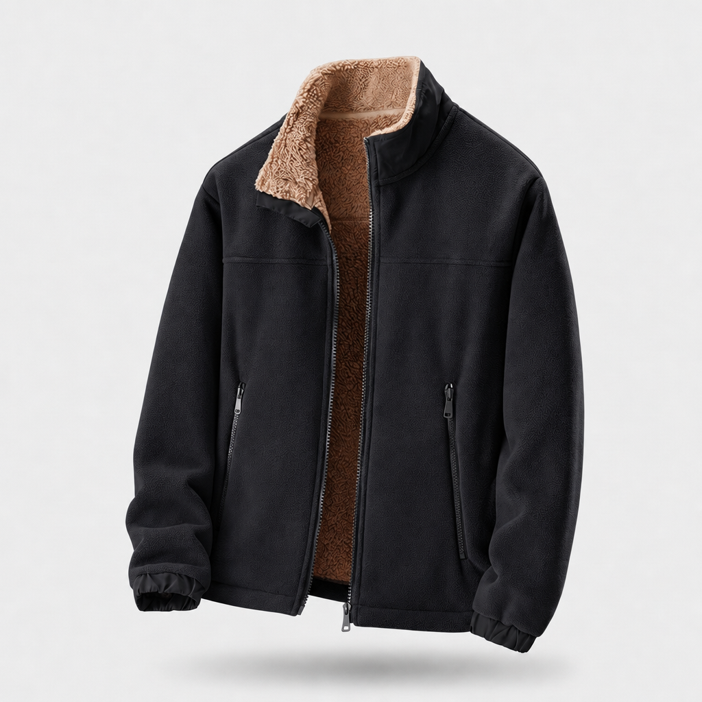 ZERANO | Lammfell Jacke – Bequeme und Warme Alltagskleidung