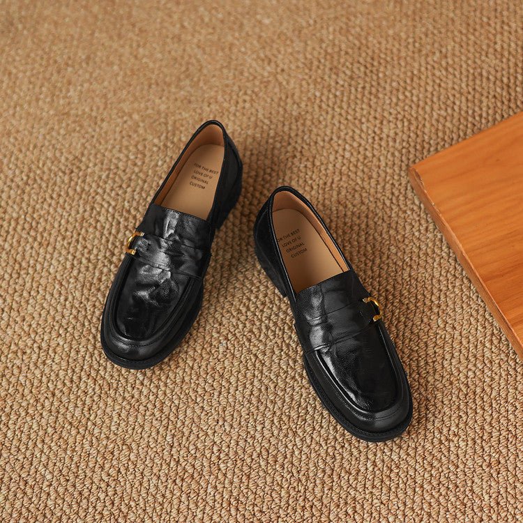 Celia | Leder Loafer mit Horsebit-Akzent für Frauen