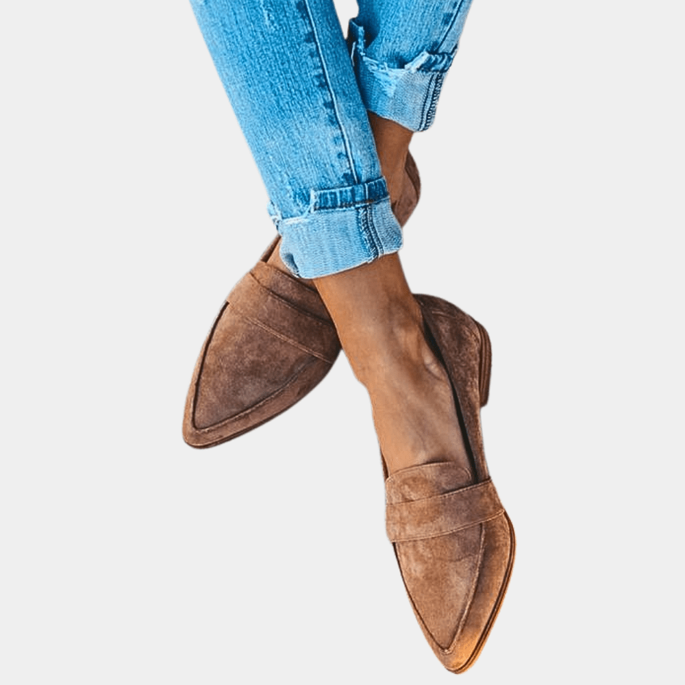 Sophia | Elegante and Zeitlose Damen Leder Loafer